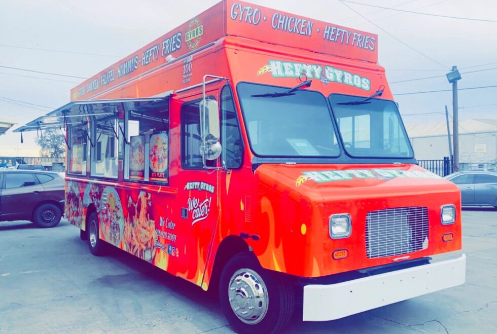 Hefty Gyros Food Truck At Di Arie Tasting Room Di Arie Vineyard & Winery